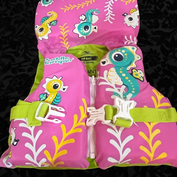 PINK PUDDLE JUMPER SEAHORSE INFANT LIFE VEST!!! - Picture 11 of 12